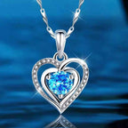 Collier Pendentif Cœur — Argent Sterling 925 & Zircon - Bootiky