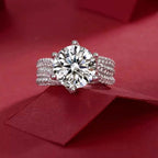 Bague Moissanite 5 Carats — Argent Sterling 925 - Bootiky