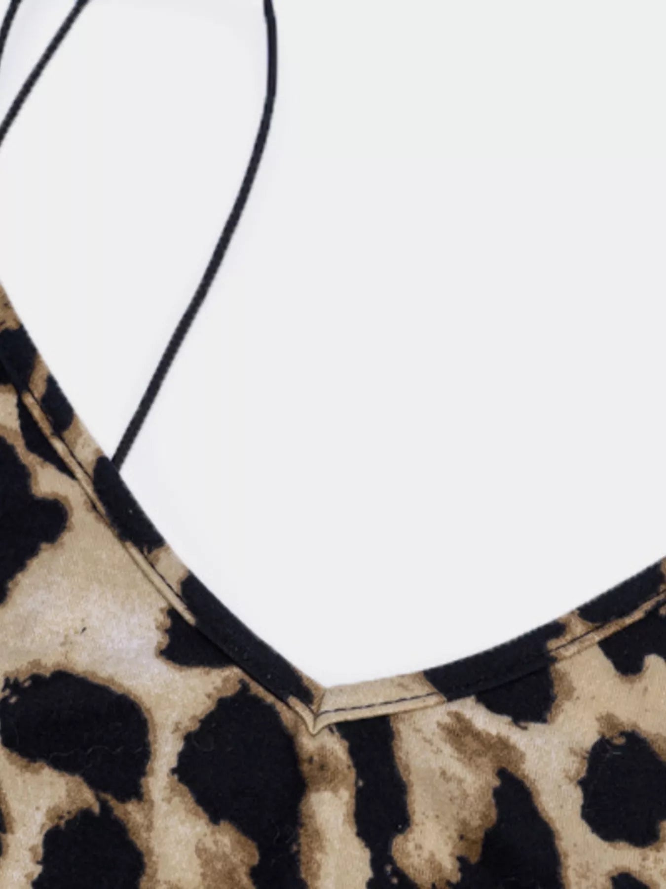 Robe Midi Bretelles Spaghetti — Imprimé Animal & Très Extensible - Bootiky