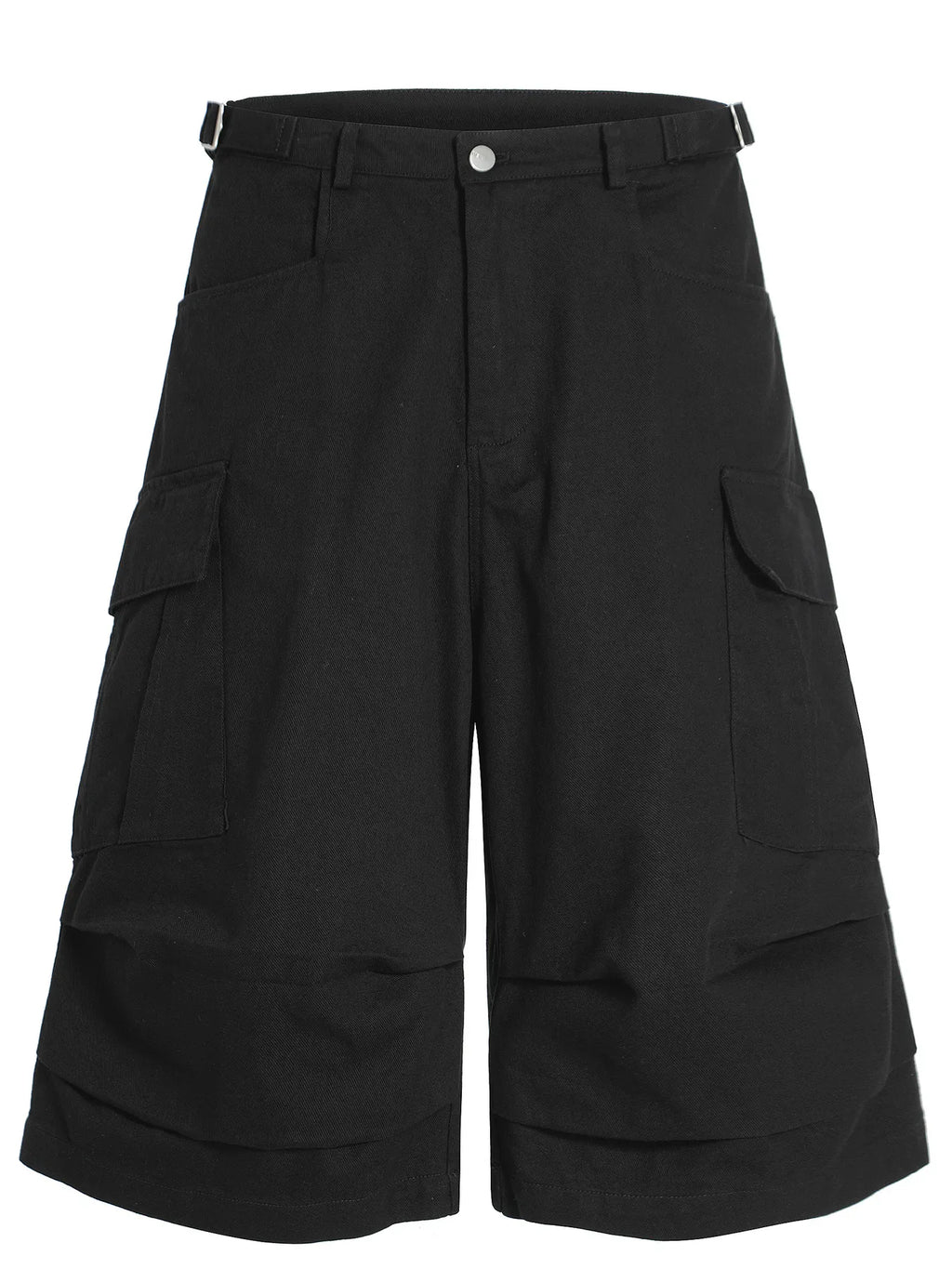 Short Cargo Large Homme — Coupe Wide Leg & Patch Floral - Bootiky