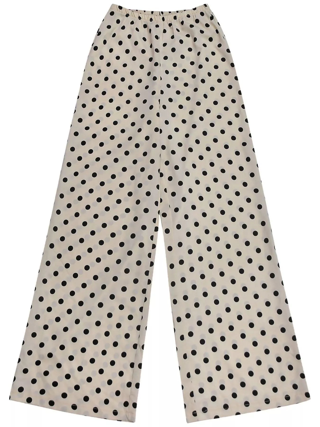 Ensemble cami halter pois & pantalon à franges – 3 coloris - Bootiky