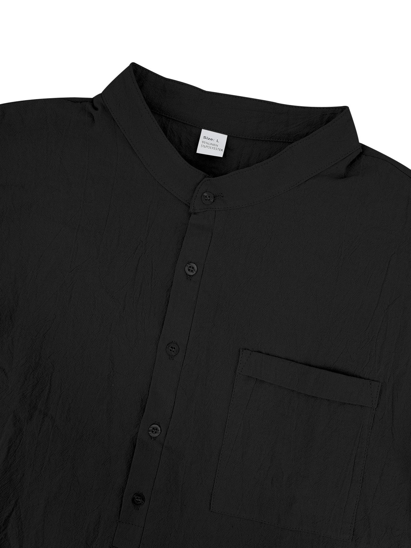 Chemise homme manches longues à boutons – grande taille - Bootiky