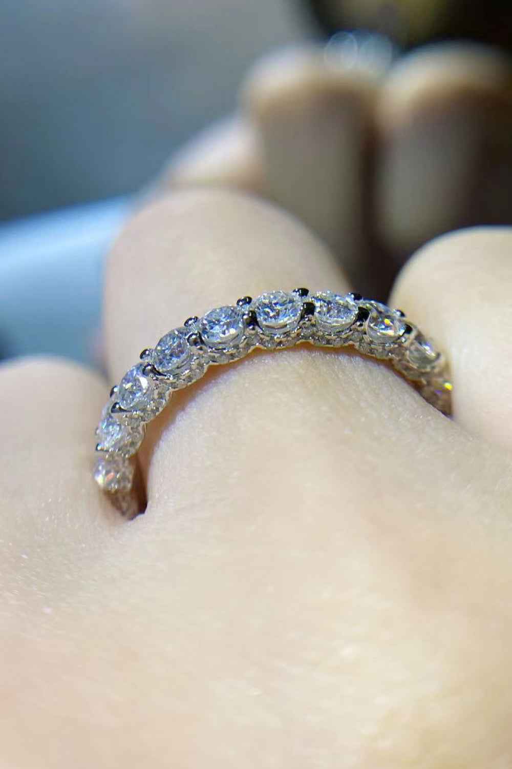 Bague Moissanite 1,5 Carat — Argent Sterling 925 Platiné - Bootiky