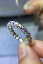 Bague Moissanite 1,5 Carat — Argent Sterling 925 Platiné - Bootiky
