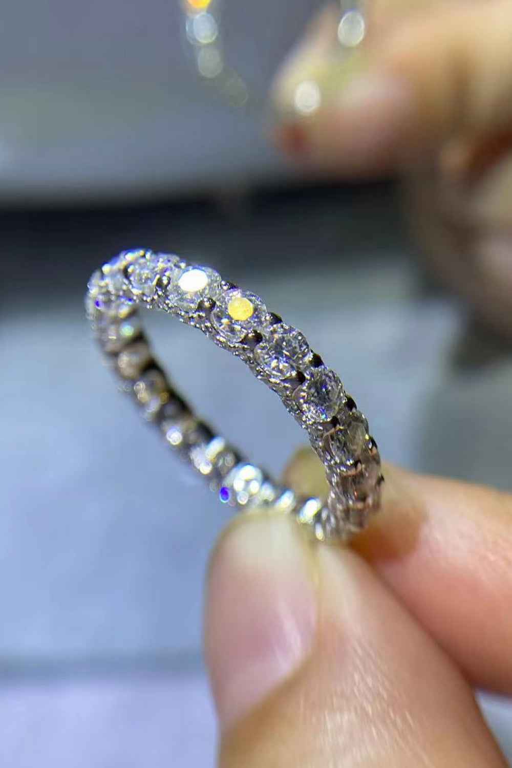 Bague Moissanite 1,5 Carat — Argent Sterling 925 Platiné - Bootiky