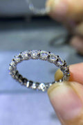Bague Moissanite 1,5 Carat — Argent Sterling 925 Platiné - Bootiky
