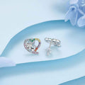 Puces d'Oreilles Cœur en Argent Sterling 925 & Zircon – Bijou Romantique Femme | Bootiky - Bootiky