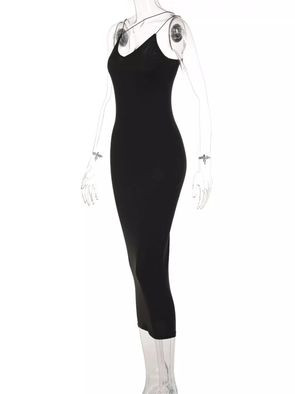 Robe Midi Bretelles Spaghetti — Imprimé Animal & Très Extensible - Bootiky