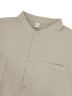 Chemise homme manches longues à boutons – grande taille - Bootiky