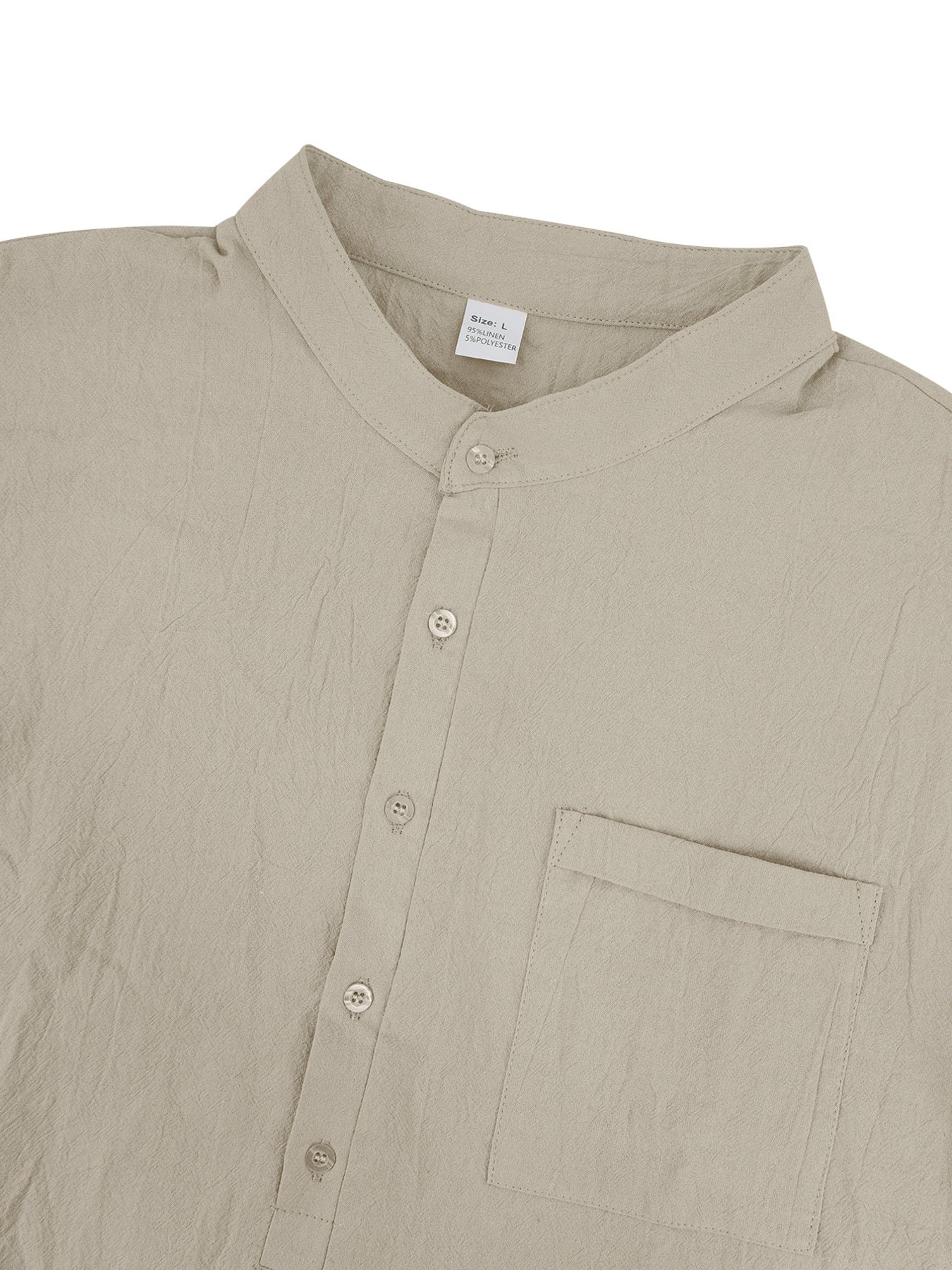 Chemise homme manches longues à boutons – grande taille - Bootiky