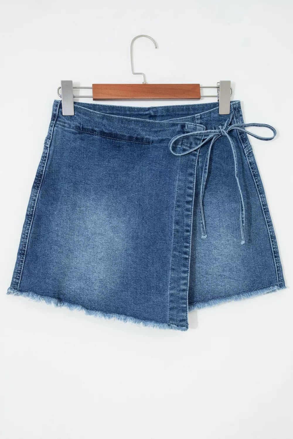 Jupe-Short en Jean Portefeuille Chic Denim – Short Intégré, Tailles 4 à 16 - Bootiky
