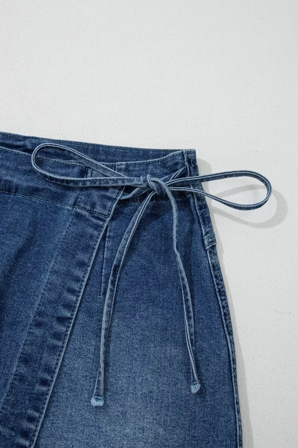 Jupe-Short en Jean Portefeuille Chic Denim – Short Intégré, Tailles 4 à 16 - Bootiky