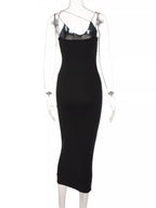 Robe Midi Bretelles Spaghetti — Imprimé Animal & Très Extensible - Bootiky