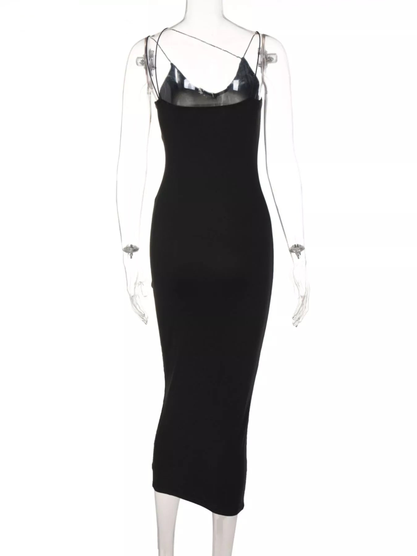 Robe Midi Bretelles Spaghetti — Imprimé Animal & Très Extensible - Bootiky