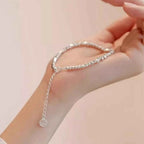 Bracelet Géométrique Ajustable — Argent Sterling 925 - Bootiky