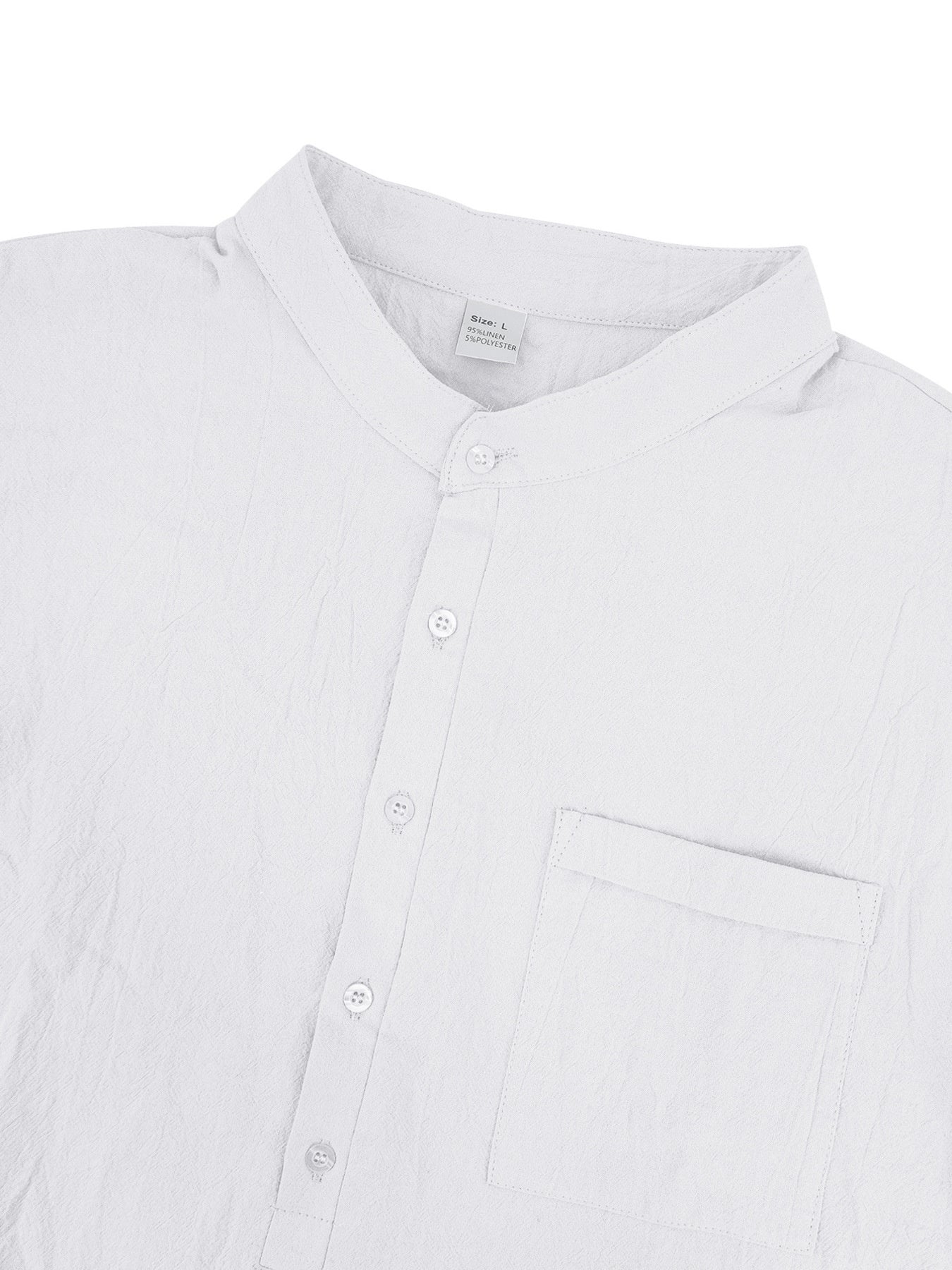Chemise homme manches longues à boutons – grande taille - Bootiky
