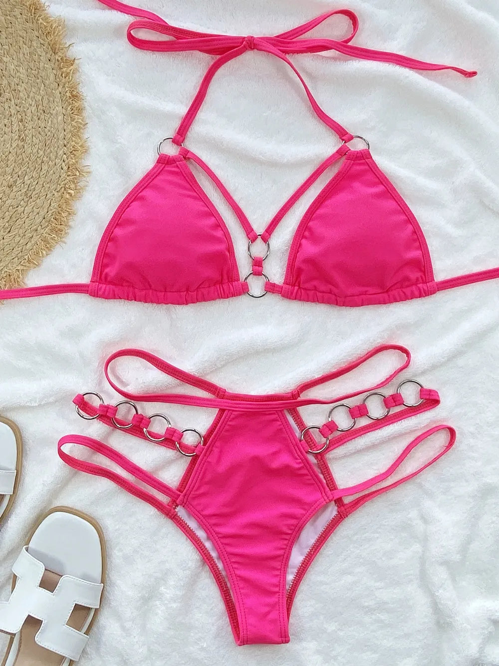 Bikini 2 Pièces — Halter Neck, Découpe Cutout & Dos Nu - Bootiky