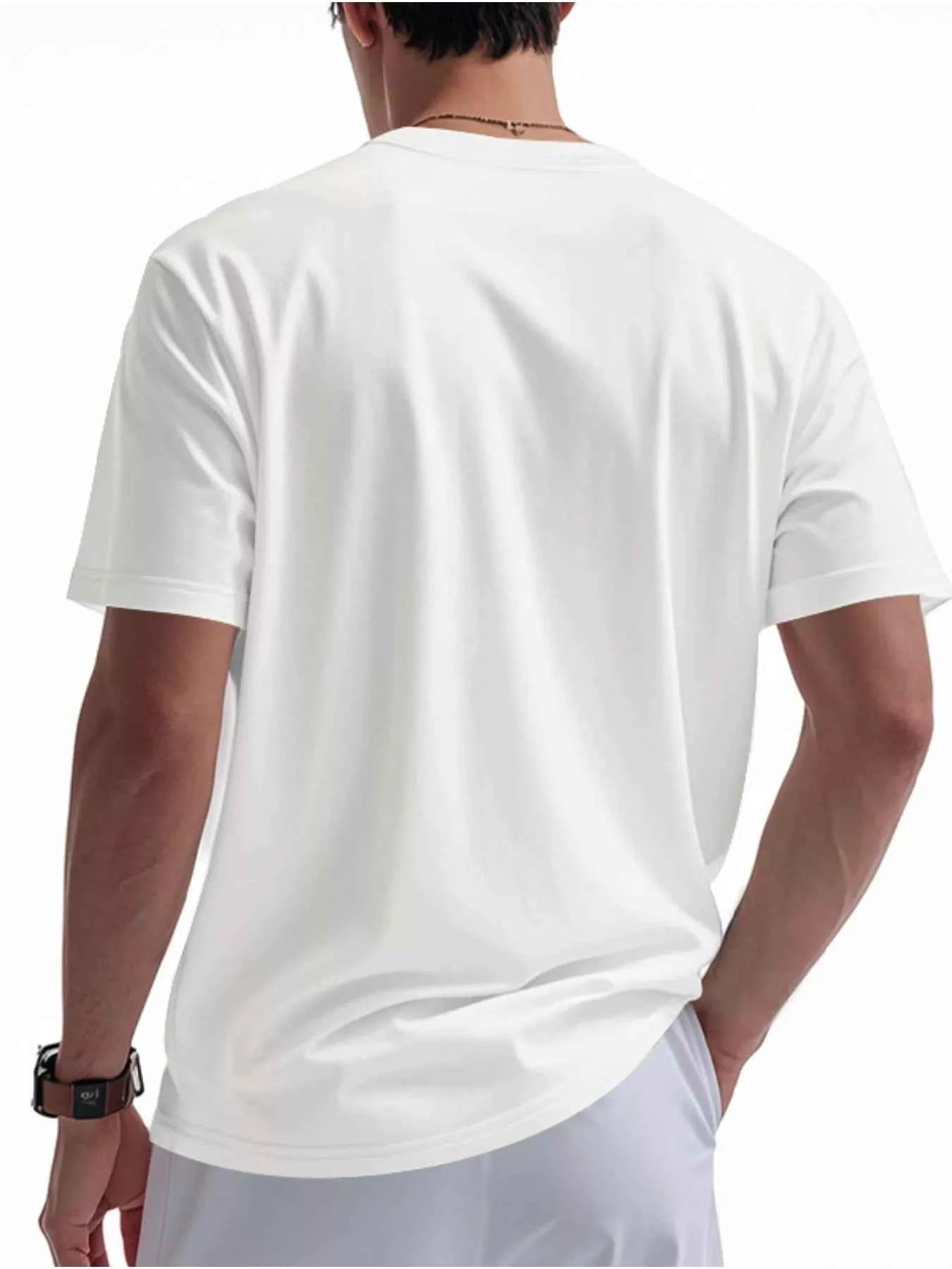 T-shirt homme manches courtes à boutons – casual grande taille - Bootiky