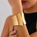 Bracelet Manchette Large — Plaqué Or 18K & Argenté - Bootiky