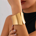Bracelet Manchette Large — Plaqué Or 18K & Argenté - Bootiky