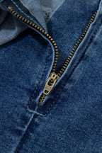 Jupe-Short en Jean Portefeuille Chic Denim – Short Intégré, Tailles 4 à 16 - Bootiky