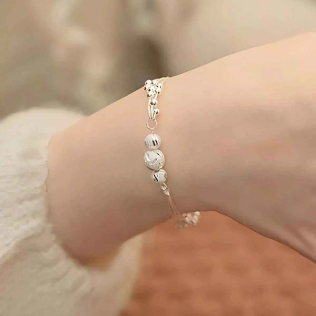 Bracelet Chaîne Perles — Argent Sterling 925 - Bootiky
