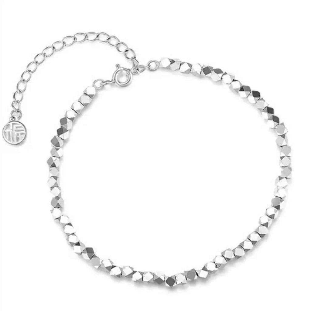 Bracelet Géométrique Ajustable — Argent Sterling 925 - Bootiky