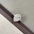 Bague Larme Moissanite 4 Carats — Argent Sterling 925 - Bootiky