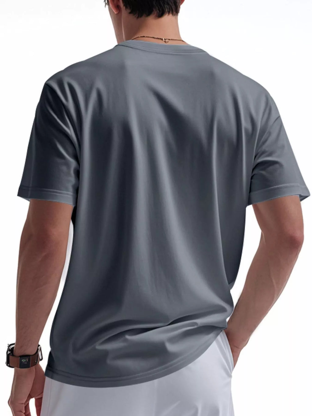 T-shirt homme manches courtes à boutons – casual grande taille - Bootiky