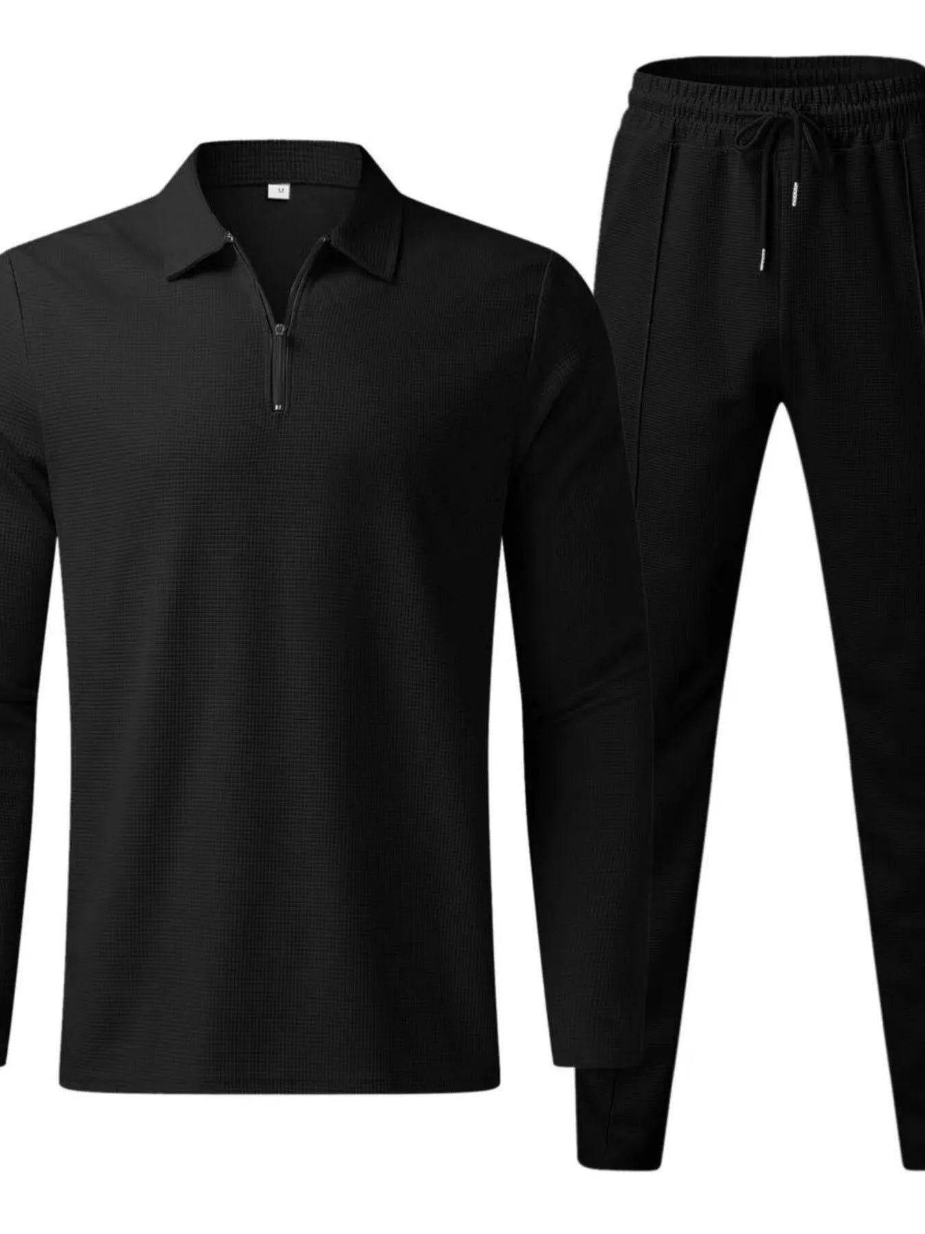 Ensemble Homme — Haut Manches Longues à Zip & Pantalon Casual - Bootiky