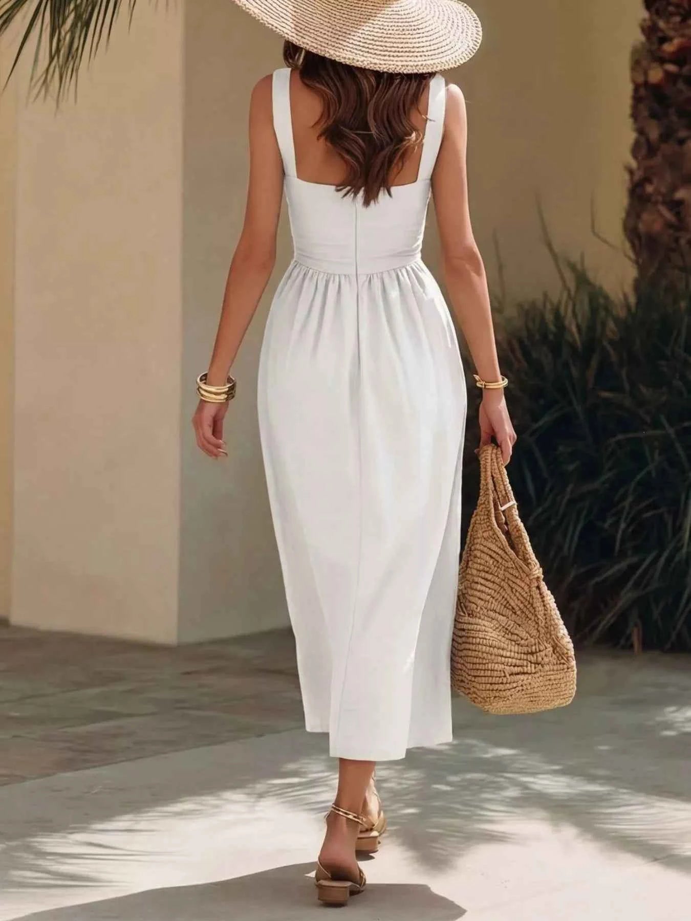 Robe Midi Drapée Amour Col en Cœur – Zip Dos, 6 Coloris, S à 2XL - Bootiky