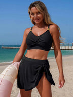 Ensemble de Bain Deux Pièces — Haut Twist & Jupe-Short - Bootiky