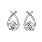 Boucles d'Oreilles Moissanite 1 Carat en Argent Sterling 925 – Brillance Éthique & Luxe Accessible | Bootiky - Bootiky