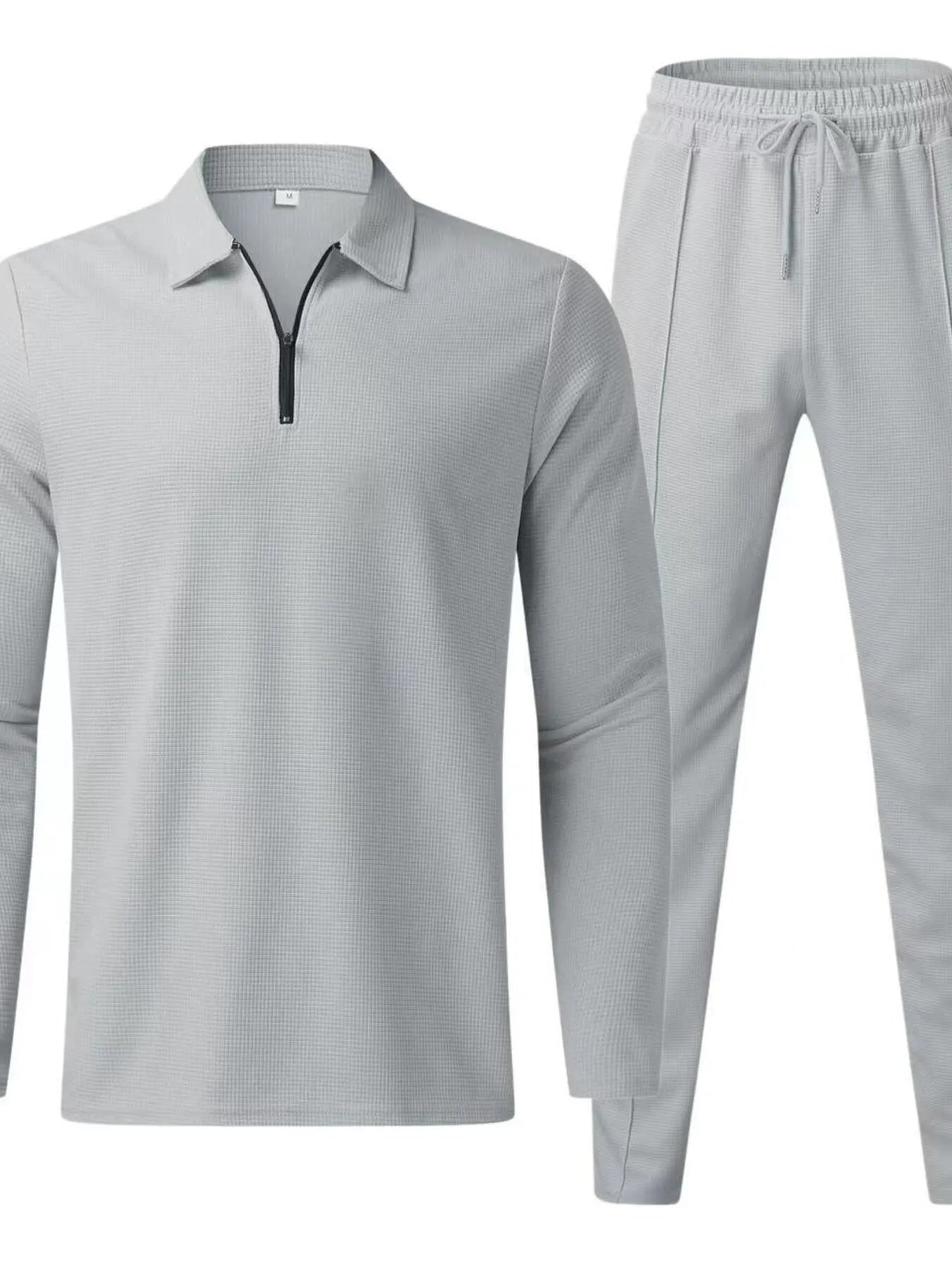 Ensemble Homme — Haut Manches Longues à Zip & Pantalon Casual - Bootiky