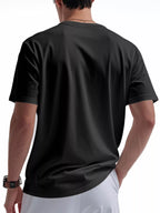 T-shirt homme manches courtes à boutons – casual grande taille - Bootiky