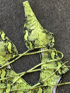 Maillot de Bain 1 Pièce — Décolleté Plongeant & Dos Nu Lacé - Bootiky