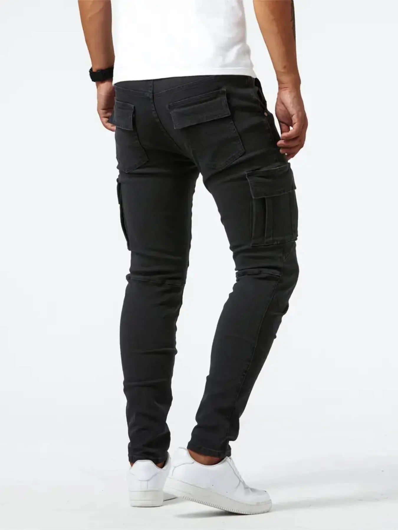 Jean Cargo Homme — Coupe Skinny & Poches Fonctionnelles - Bootiky