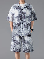 Ensemble Homme Été — Chemise Tie-Dye & Short Casual - Bootiky