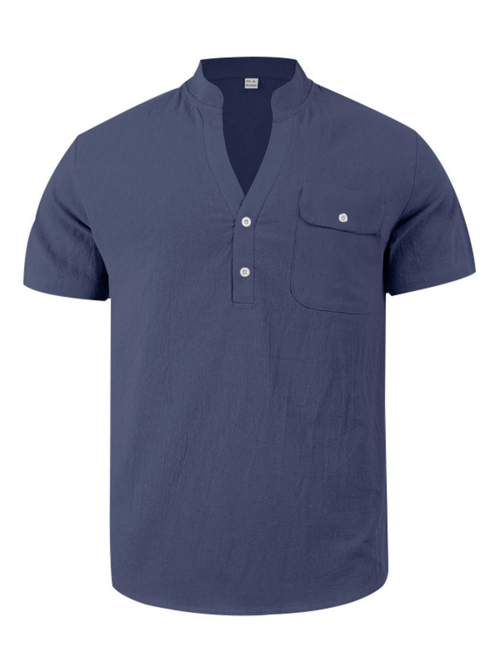 Chemise homme manches courtes à boutons – grande taille - Bootiky