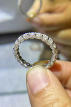 Bague Moissanite 1,5 Carat — Argent Sterling 925 Platiné - Bootiky