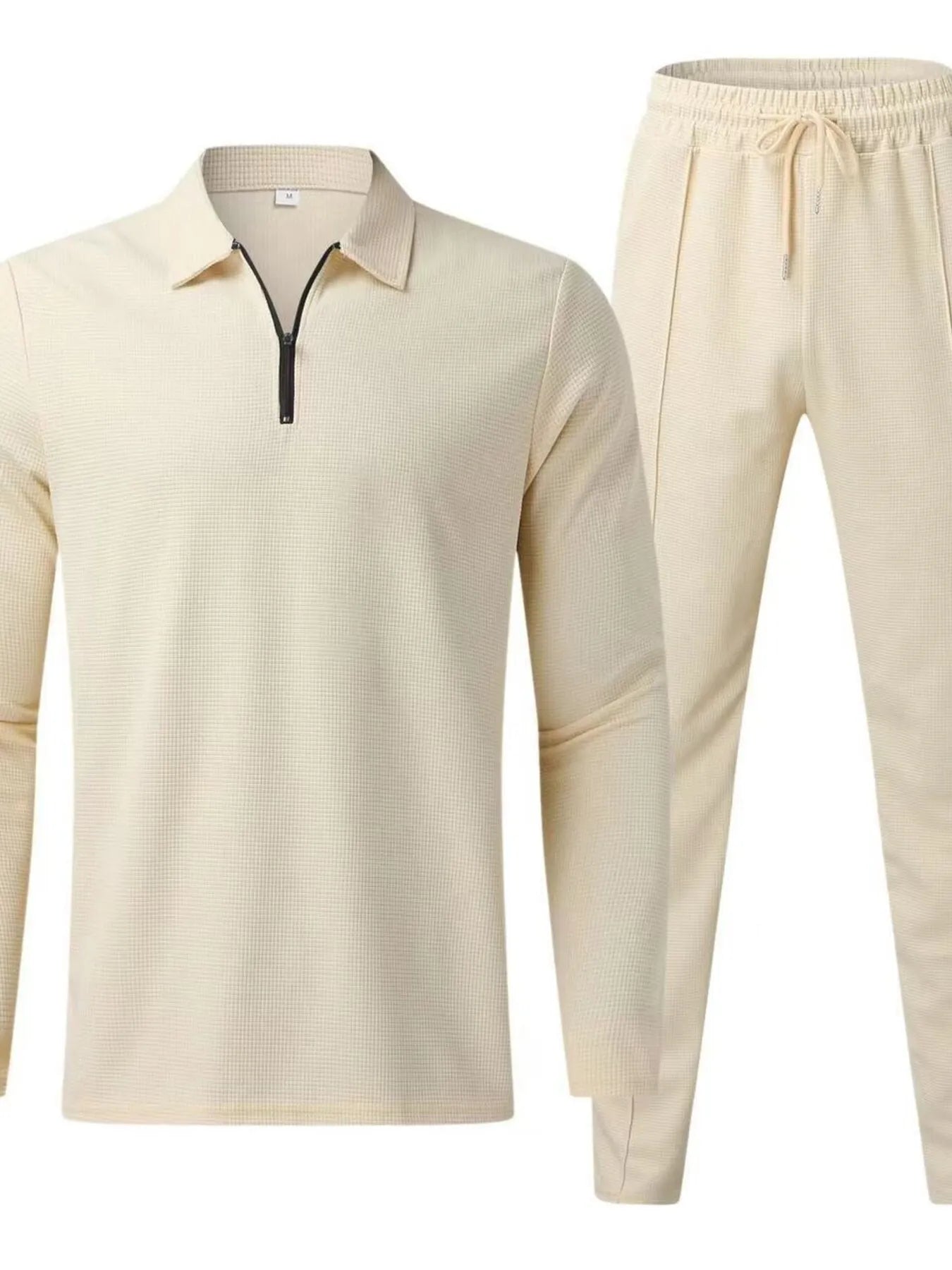 Ensemble Homme — Haut Manches Longues à Zip & Pantalon Casual - Bootiky
