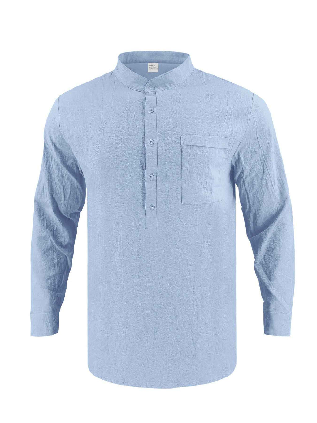 Chemise homme manches longues à boutons – grande taille - Bootiky