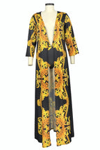 Ensemble de Bain 2 Pièces — Maillot Plongeant & Kimono Imprimé Or - Bootiky