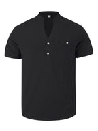 Chemise homme manches courtes à boutons – grande taille - Bootiky