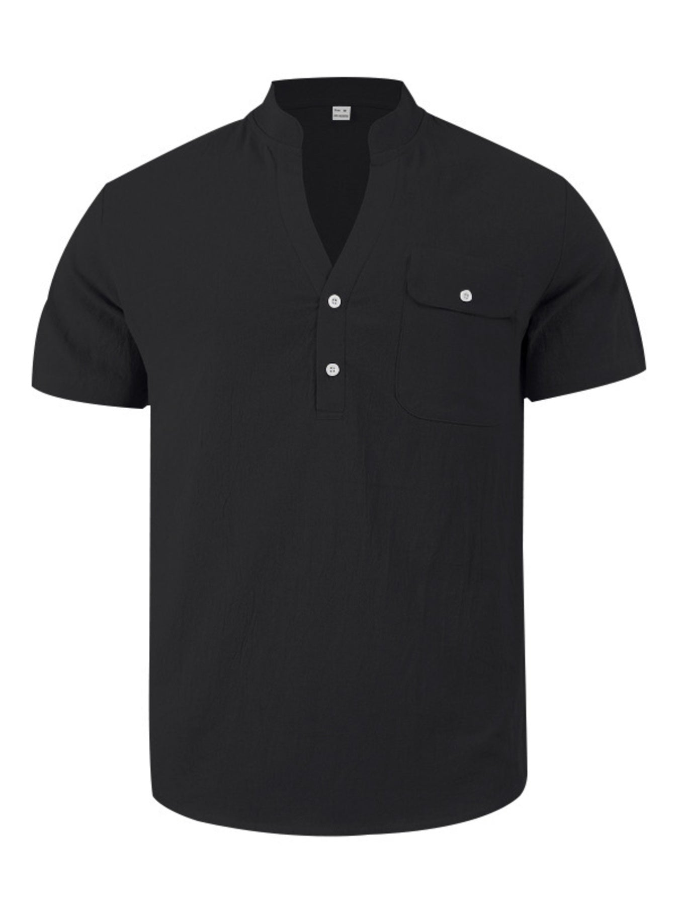 Chemise homme manches courtes à boutons – grande taille - Bootiky