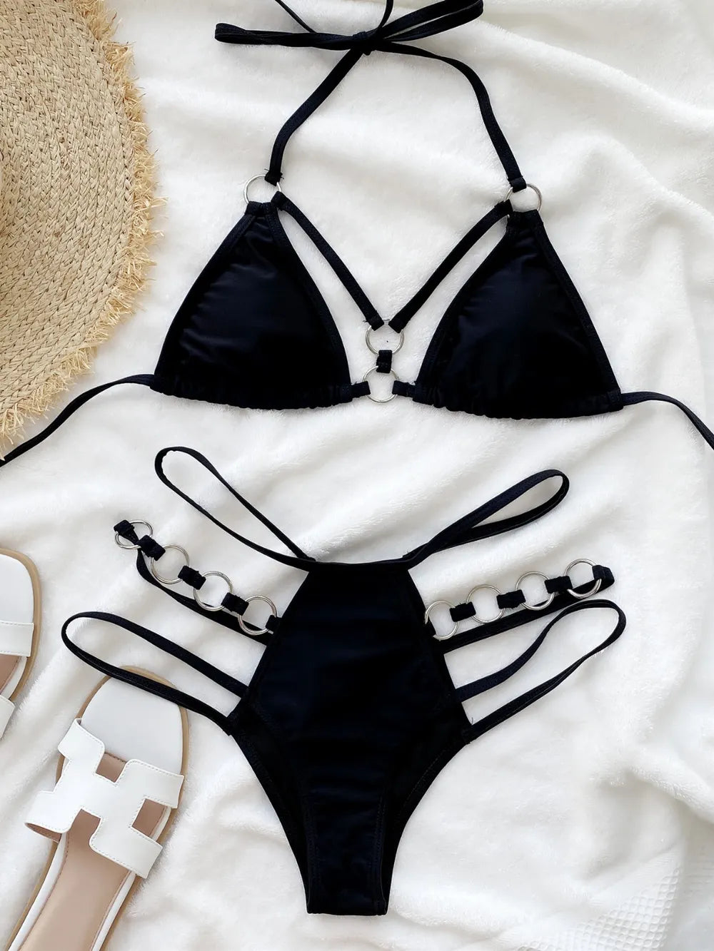 Bikini 2 Pièces — Halter Neck, Découpe Cutout & Dos Nu - Bootiky