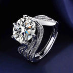 Bague Moissanite 5 Carats — Argent Sterling 925 - Bootiky