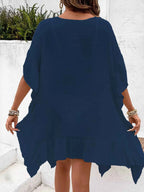 Robe de Plage Cache-Maillot — Détails Crochet & Ourlet à Volants - Bootiky