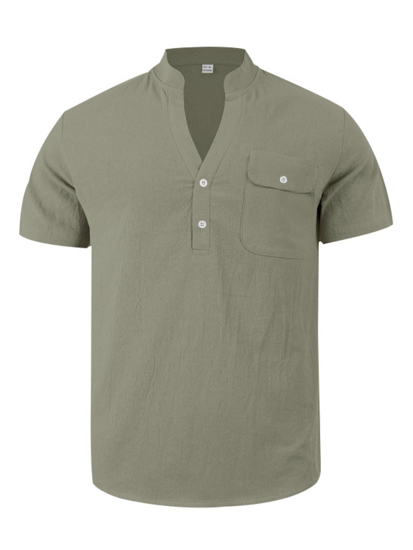 Chemise homme manches courtes à boutons – grande taille - Bootiky