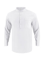 Chemise homme manches longues à boutons – grande taille - Bootiky